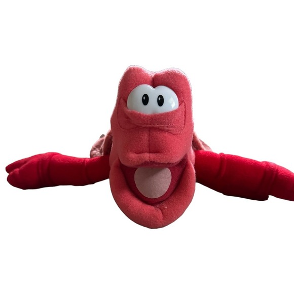 Disney Other - DISNEY Stuffed Animal Vintage SEBASTIAN Crab from Little Mermaid Movie PLUSH Toy